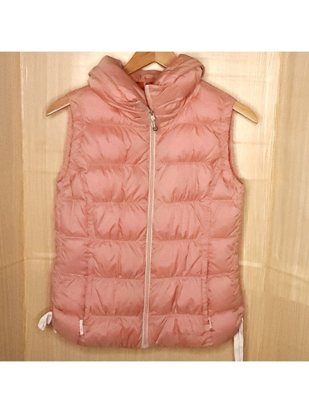 Eddie Bauer Dusty Rose Womens Puffer Vest Medium Tall